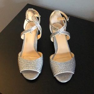 Silver heels